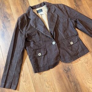 Vintage Y2K Brown Jacket Vintage Y2K Blazer Vintage Y2K Jacket Gossip Girl Pearl
